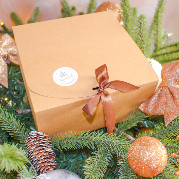 Coffret de Noël vide (à remplir)